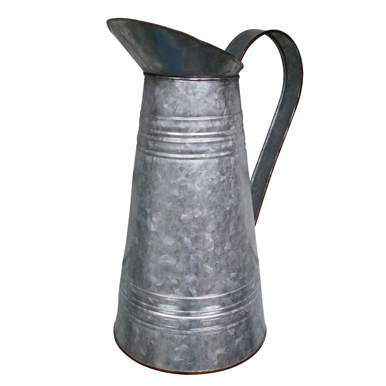 Galvanized Pitcher with Rustic Rim By Ashland&#xAE;